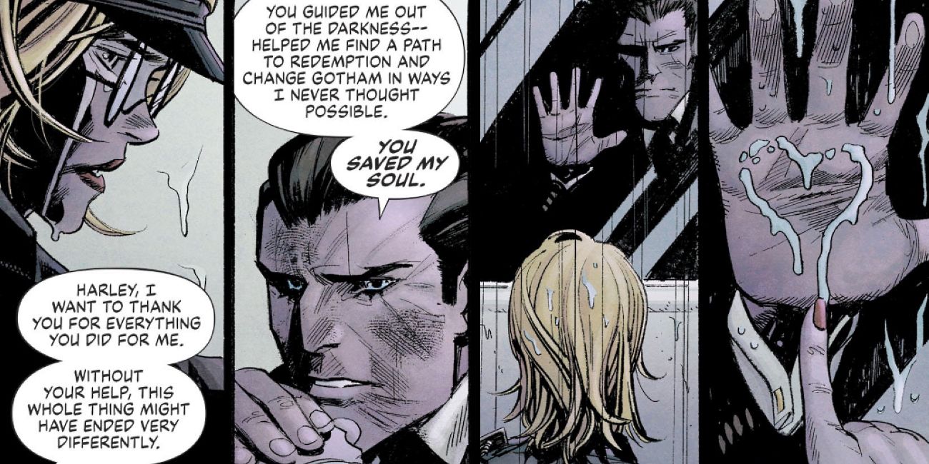 Batman and Harley Quinn White Knight Love