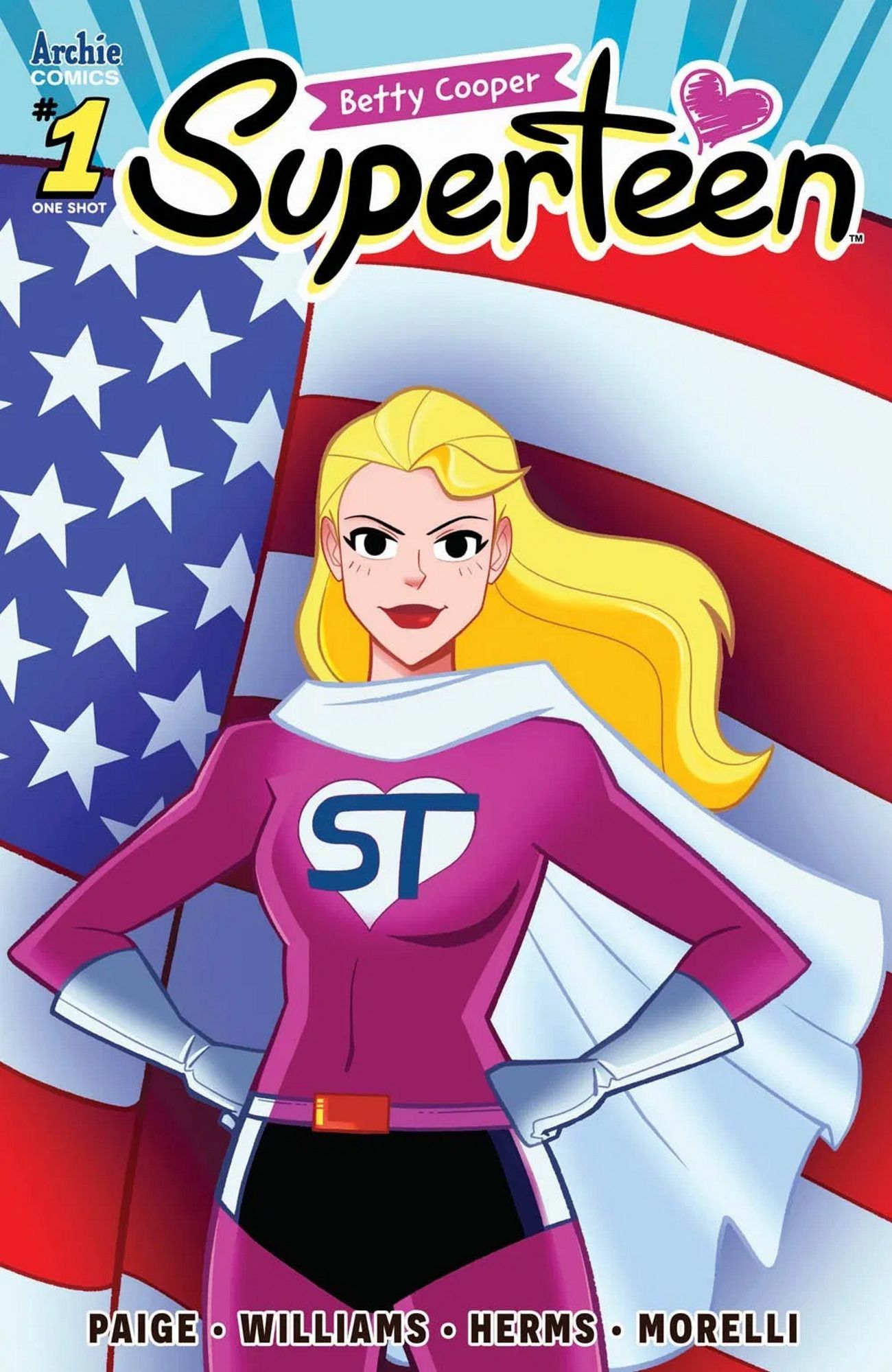 Betty Cooper Superteen Comic Cover