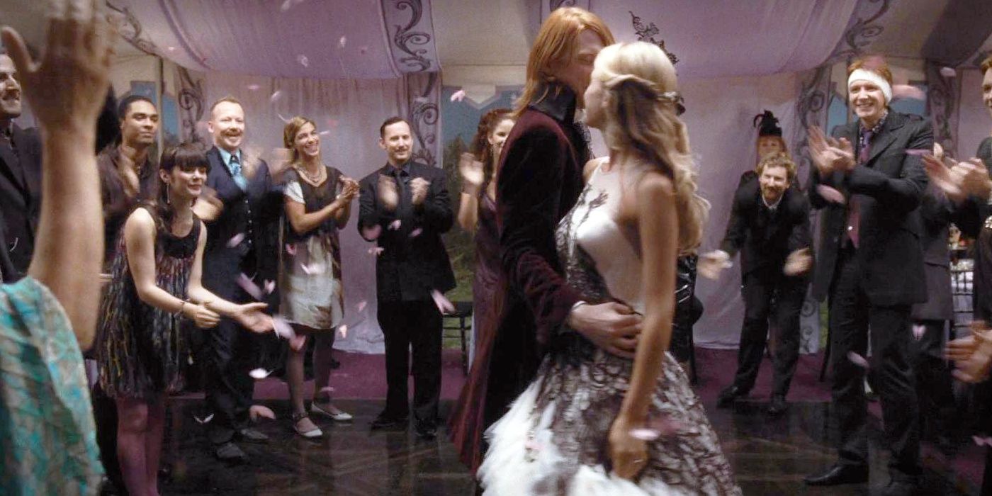 Bill and Fleur dancing at their Wedding