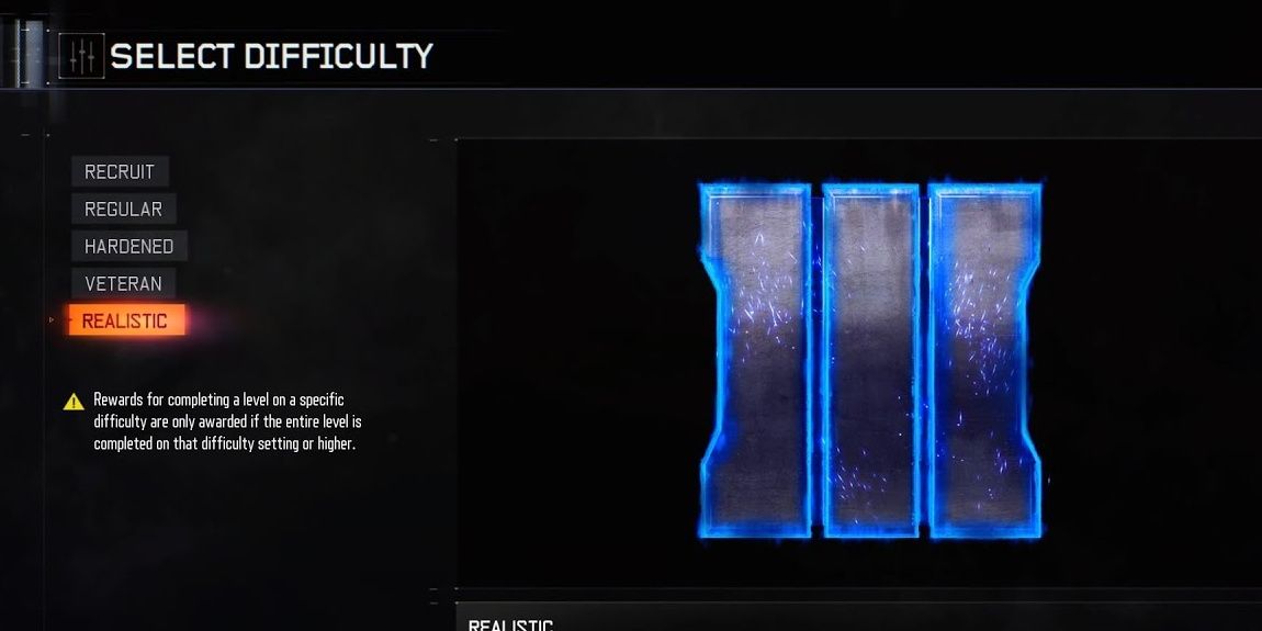 Black Ops 3 difficulty screen Cropped