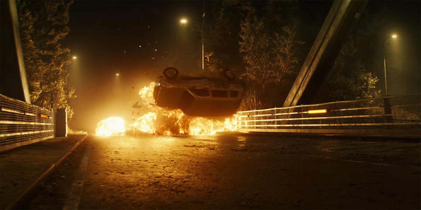 Black Widow Taskmaster attack Natasha car