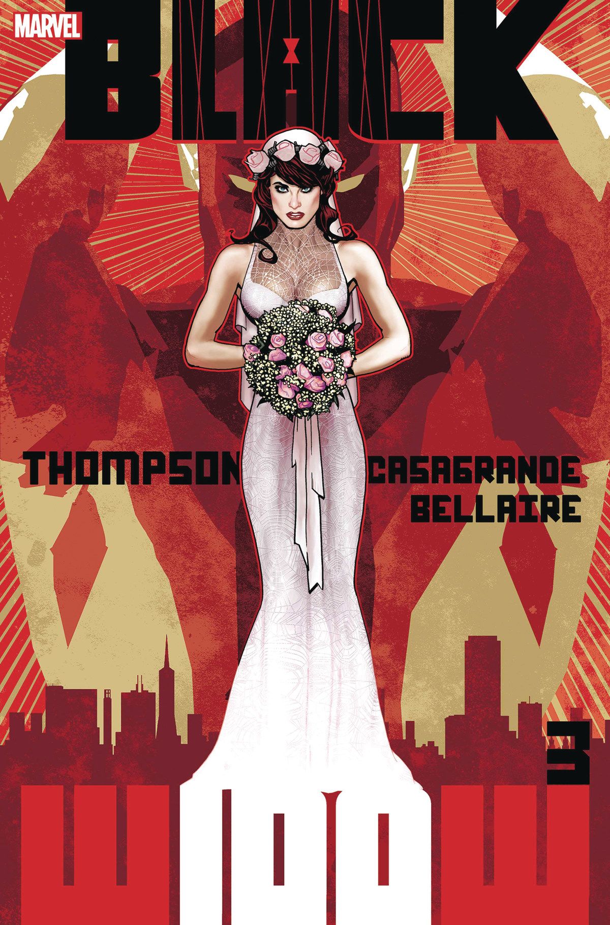 Black Widow Wedding Marvel Comics Cover