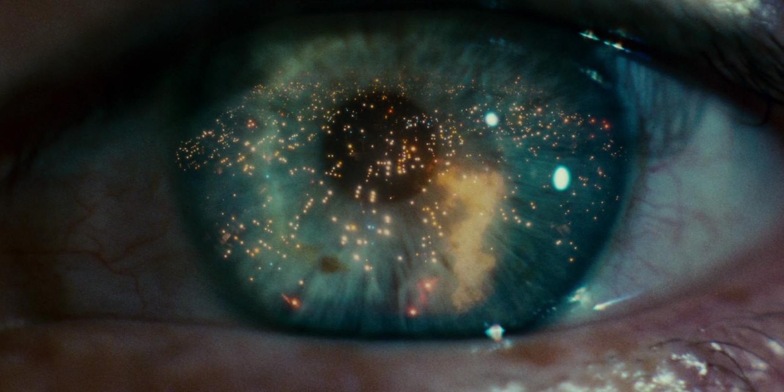 The shining eye effect in Blade Runner