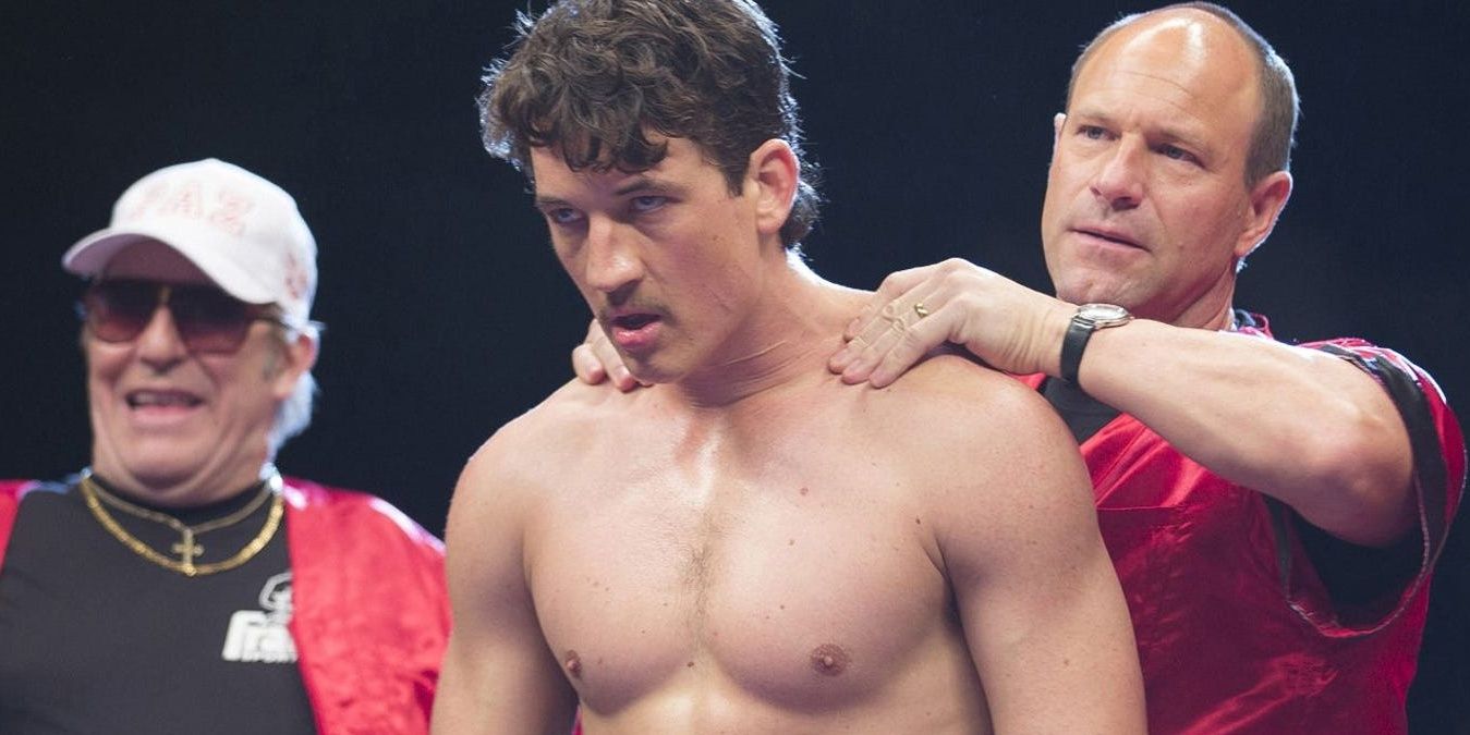 Boxer getting massaged in Bleed For This