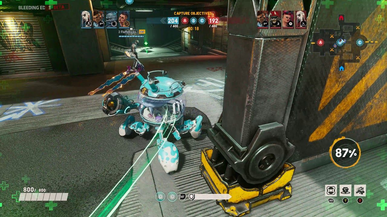 Bleeding Edge gameplay