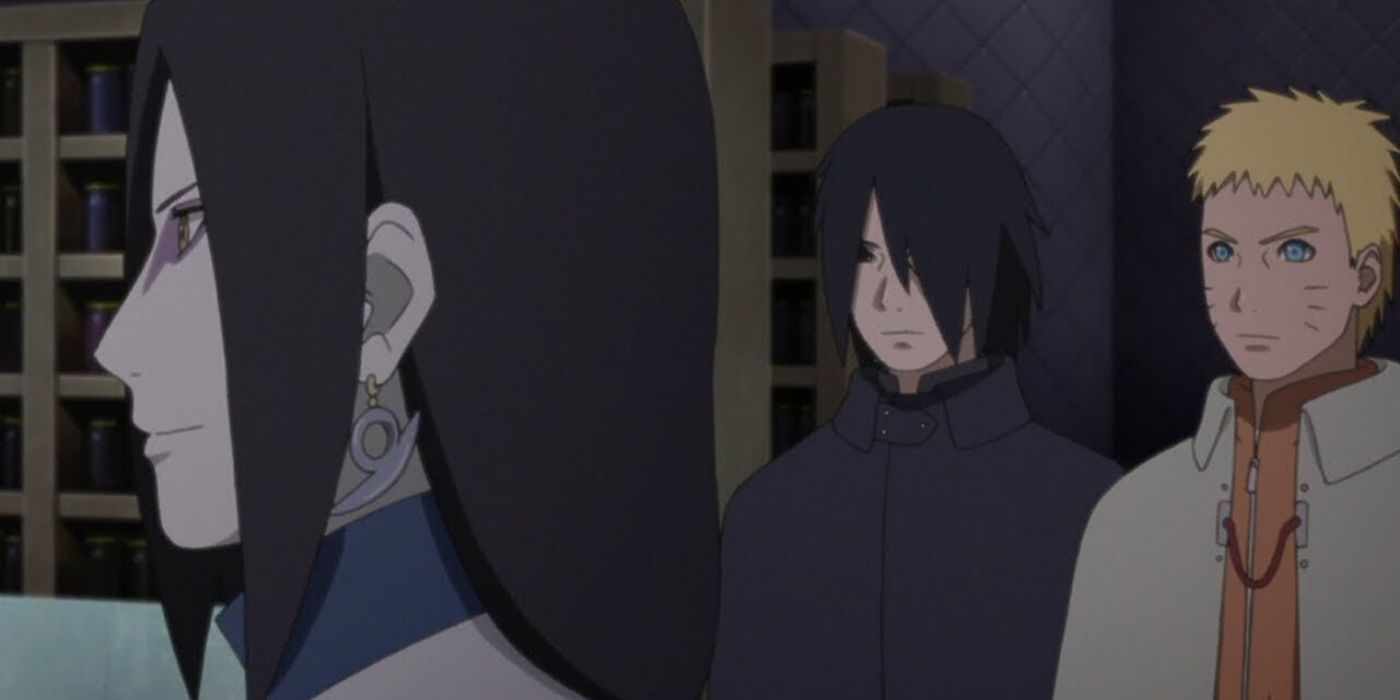 Sasuke and Naruto with the Orochimaru