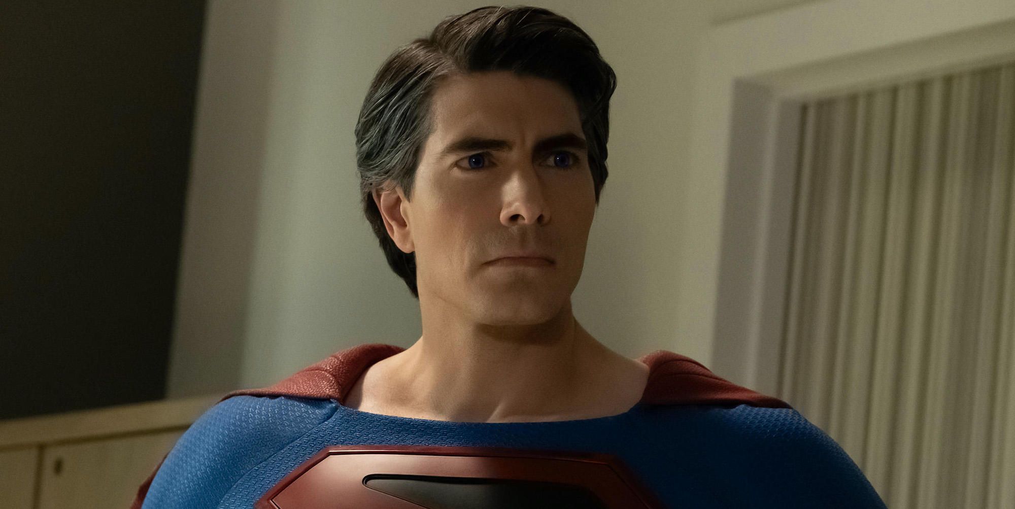 Brandon Routh as Kingdom Come Superman in Crisis on Infinite Earths.