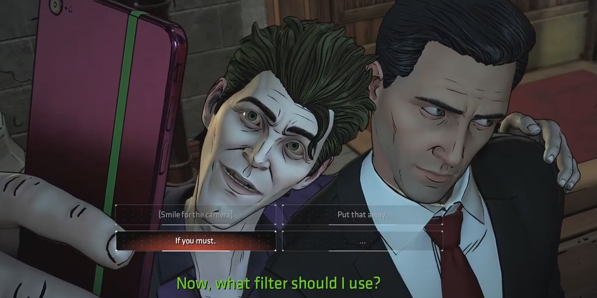 Bruce Wayne Joker Selfie