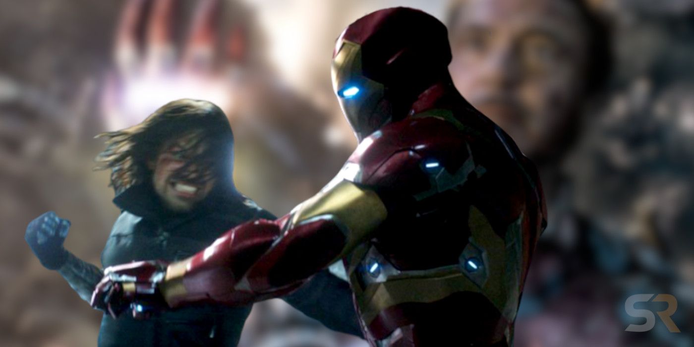 Bucky Winter Soldier Iron Man Endgame