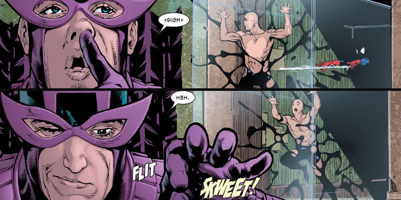 Bullseye Hawkeye Kills Rat Booger