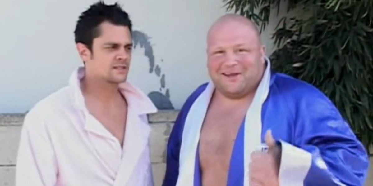 Butterbean and Johnny Knoxville in Jackass The Movie