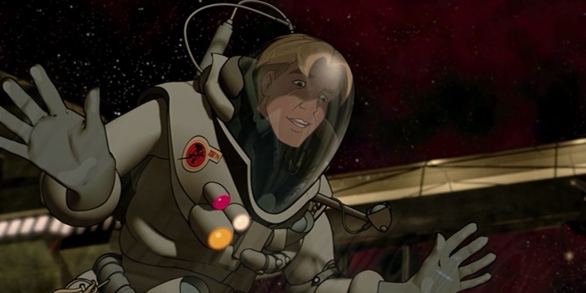 Cale in a spacesuit in Titan A.E.