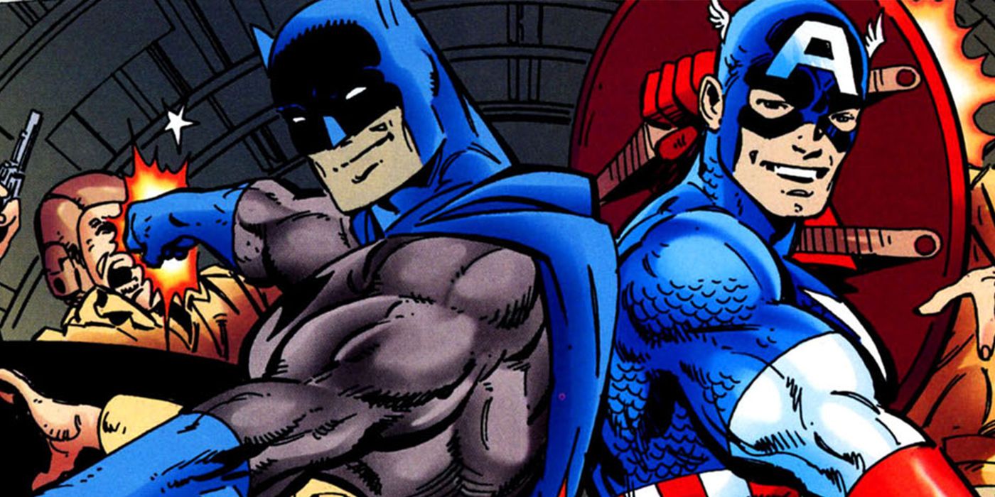 Batman and Captain America Once Teamed Up To Fight Joker and Red Skull