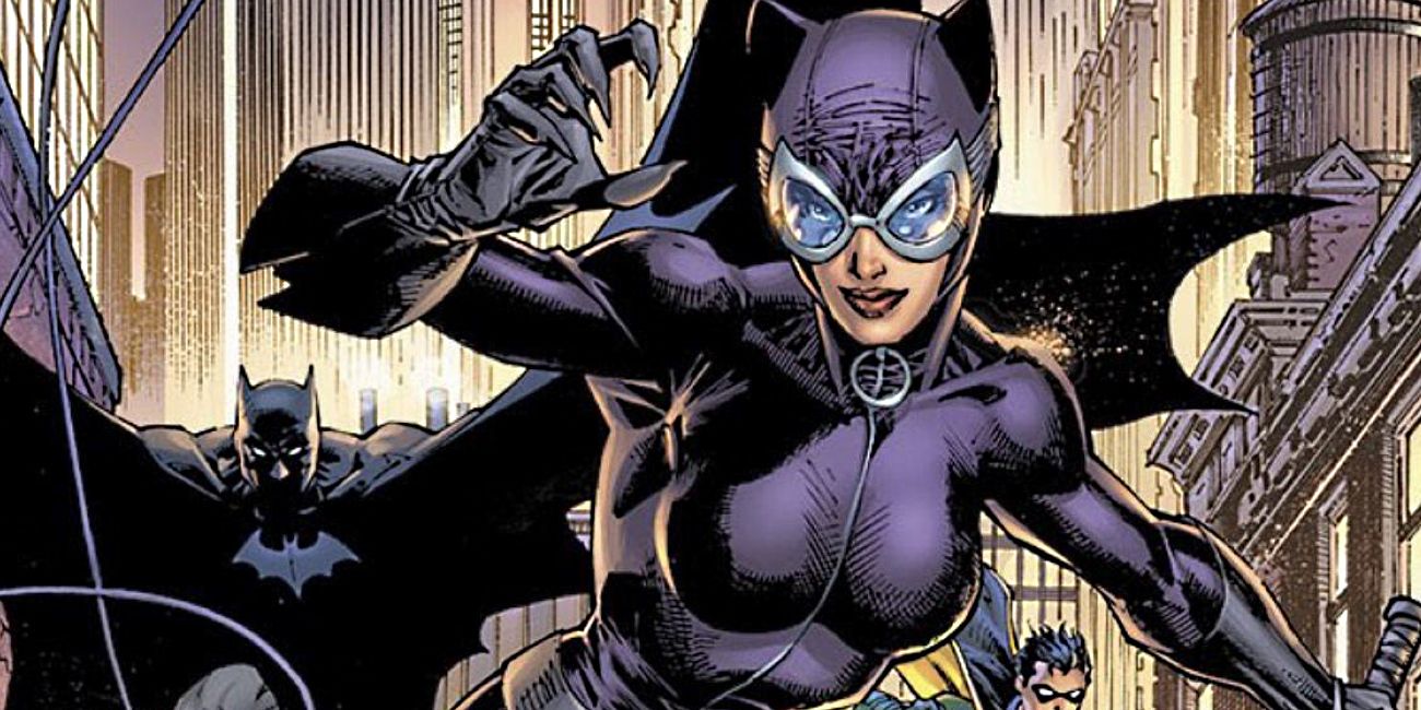 Catwoman Jim Lee Comic Art Cover