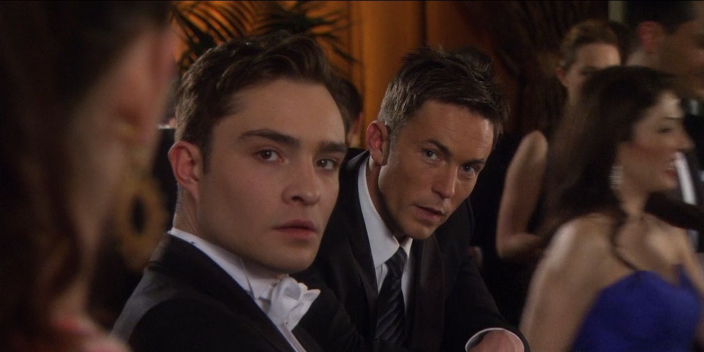 Chuck and Jack Bass at a wedding in Gossip Girl