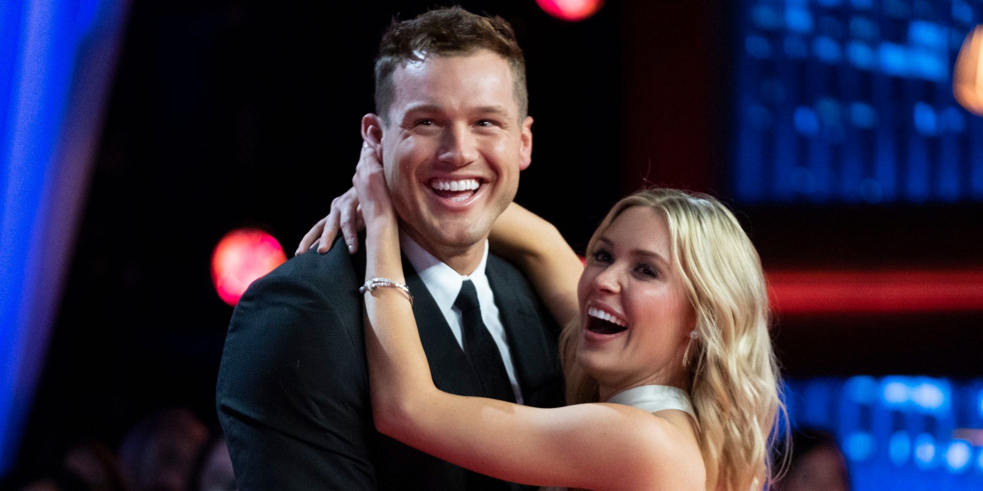 Colton Underwood and his final pick Cassie Randolph in Season 23 of The Bachelor