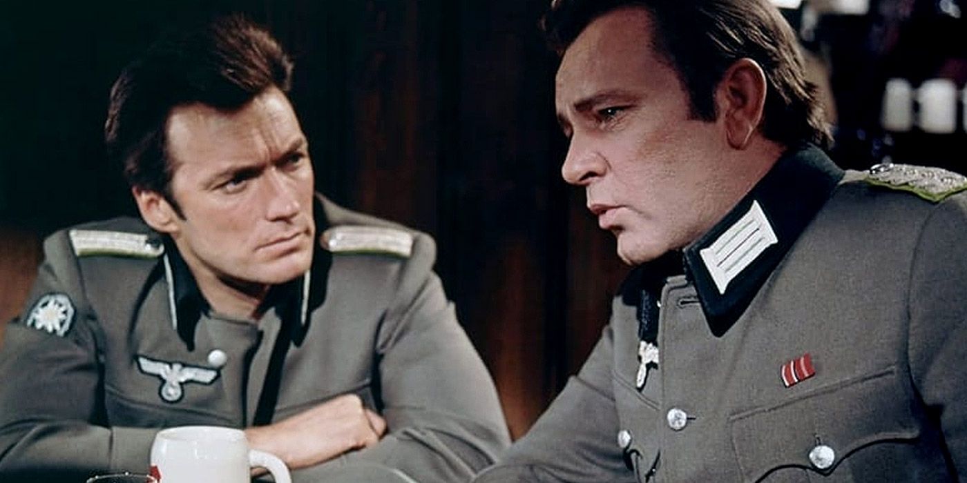 Major Smith and Lt. Schaffer disguised as S.S. officers in Where Eagles Dare