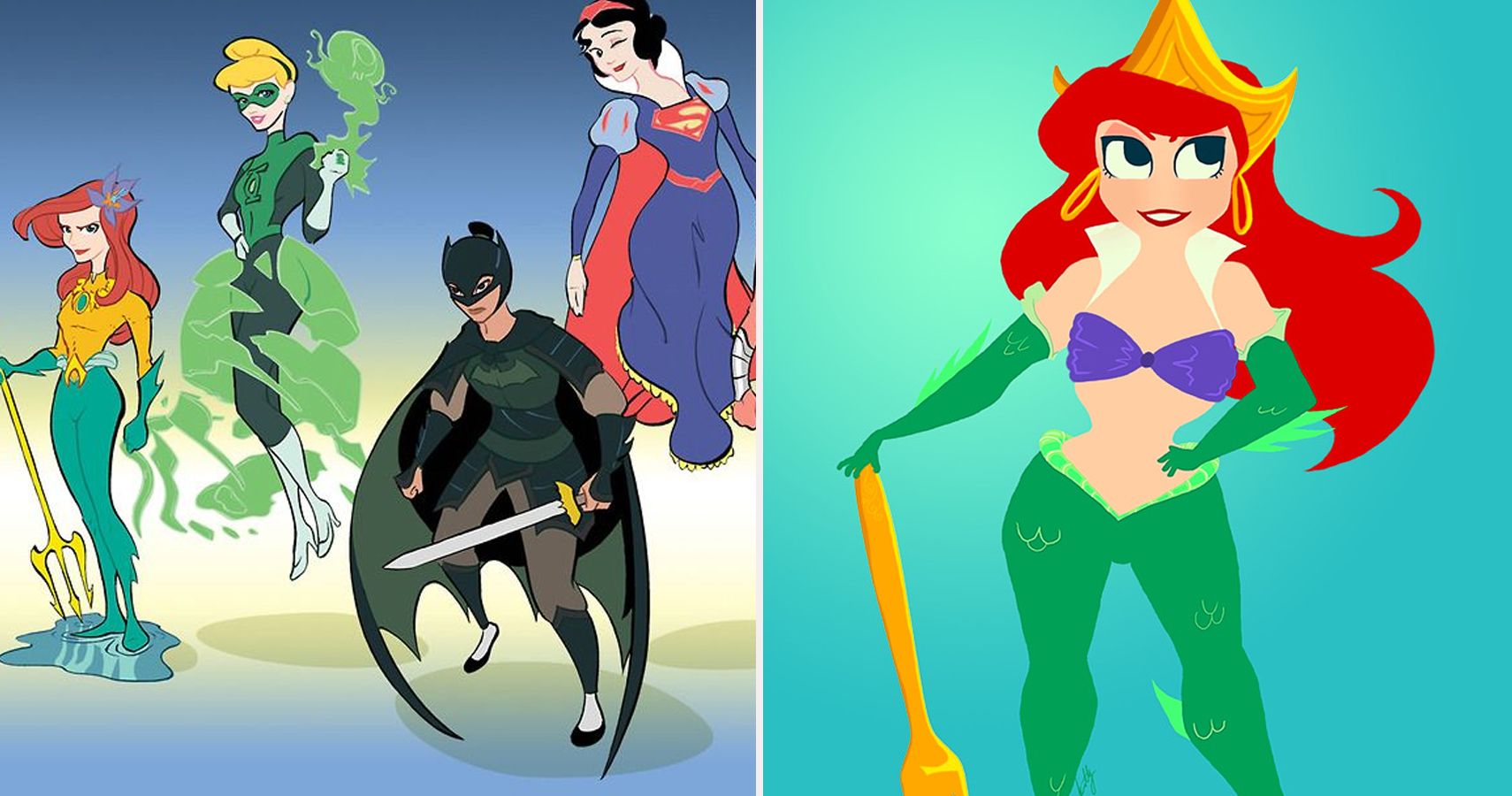 disney princesses reimagined as superheroes