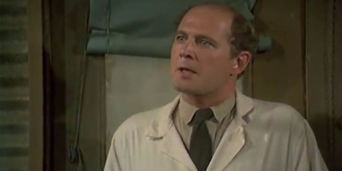 Charles looking stern in M*A*S*H