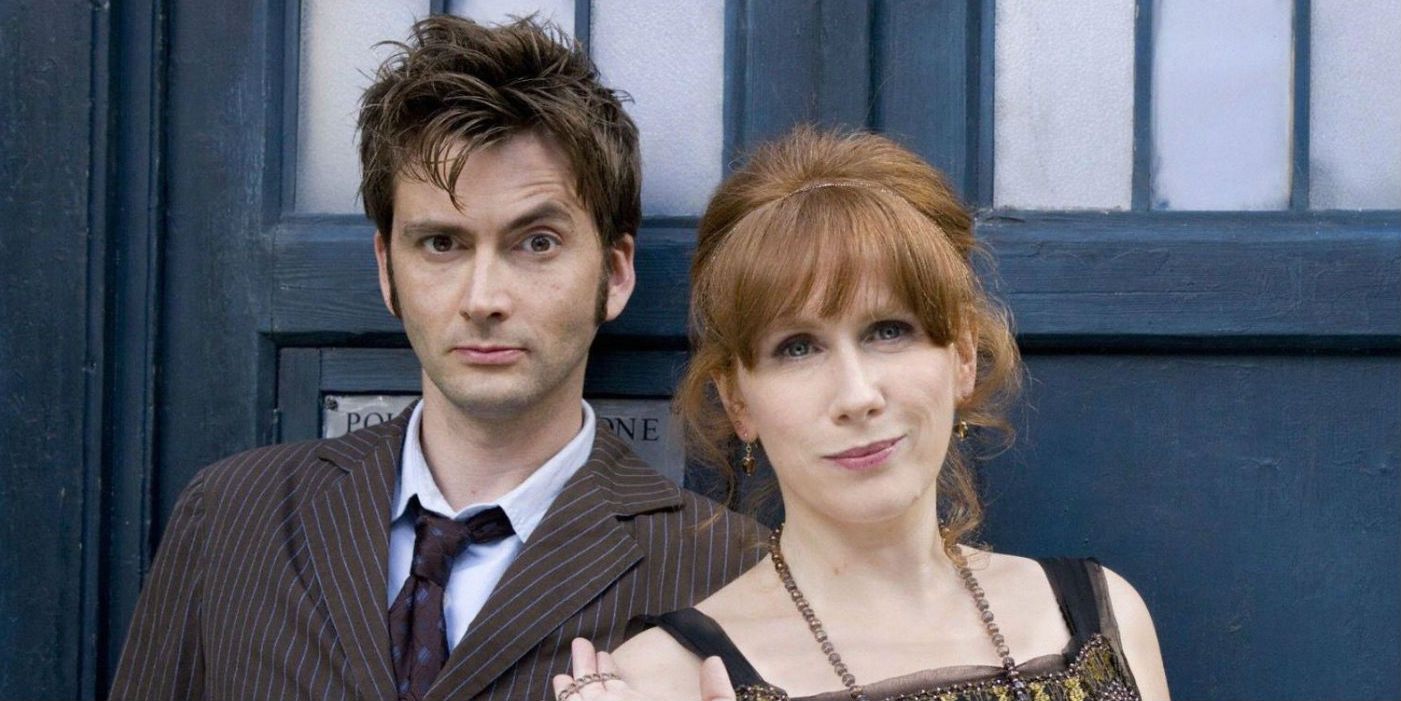 David Tennant and Catherine Tate on Doctor Who