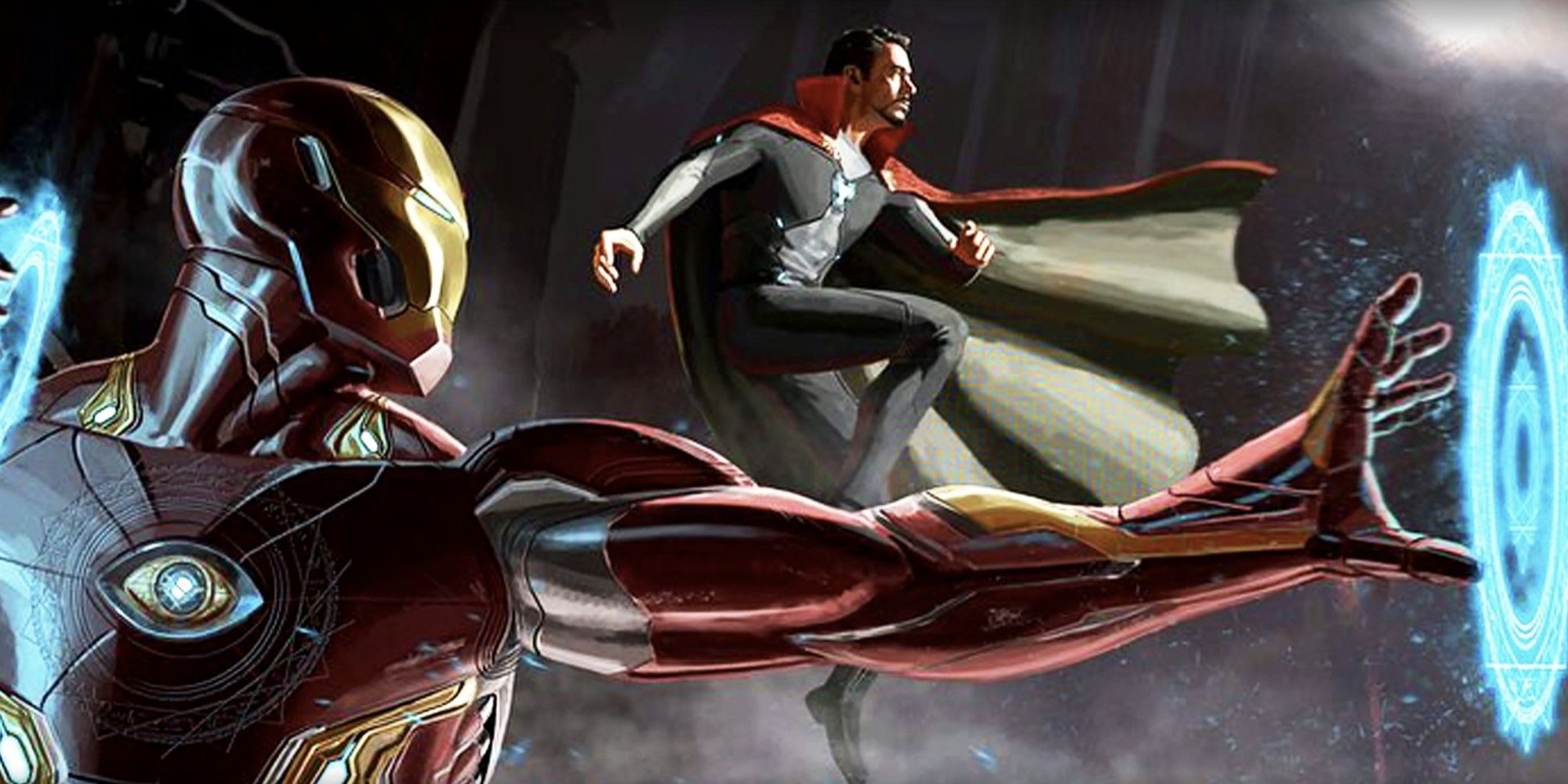 Doctor Strange and Iron Man Swap Outfits Cropped