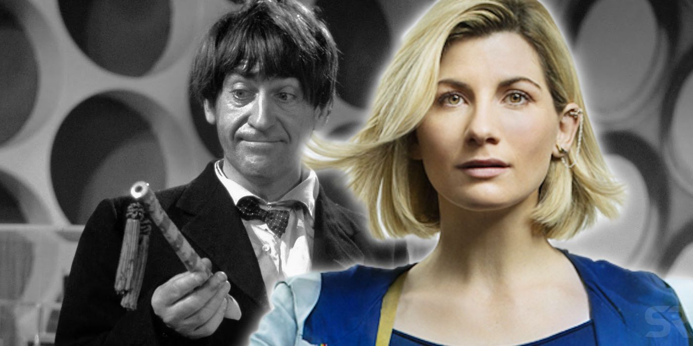 Doctor Who Patrick Troughton and Jodie Whittaker