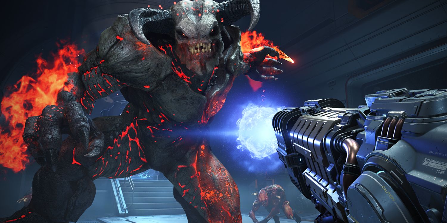 Doom Eternal Shooting Demon