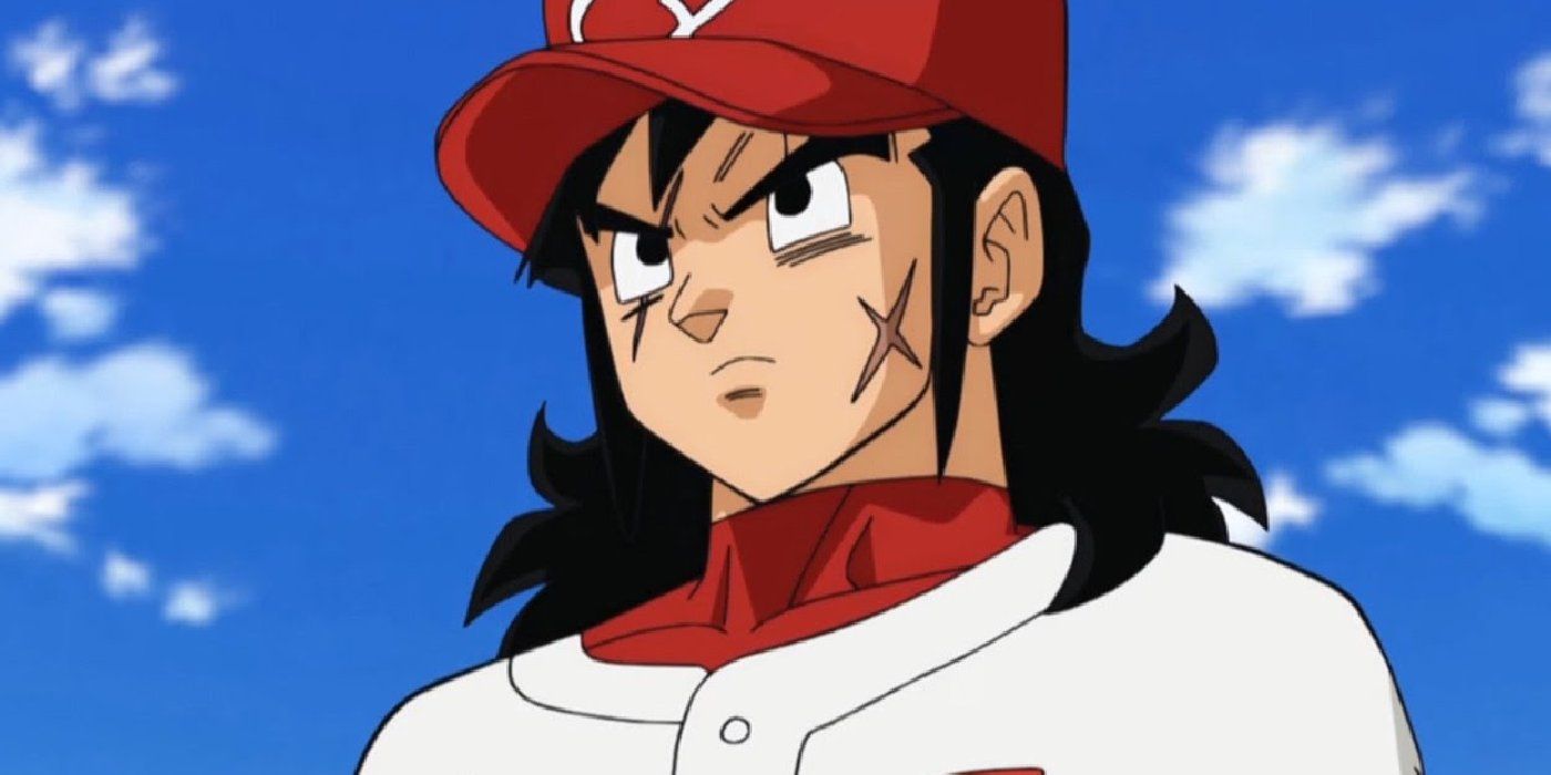 Yamcha playing baseball