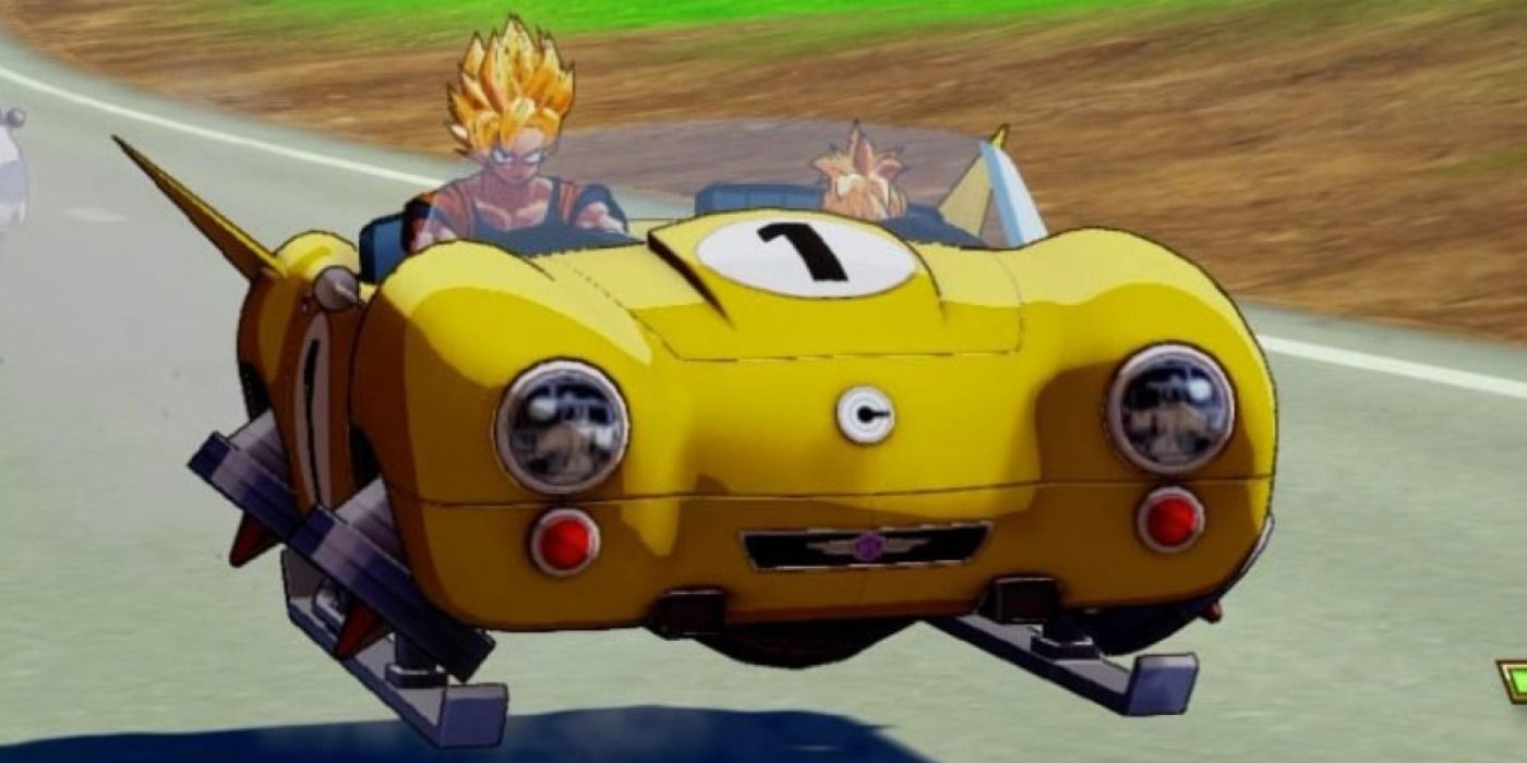 Dragon Ball Z Kakarot Driving Car