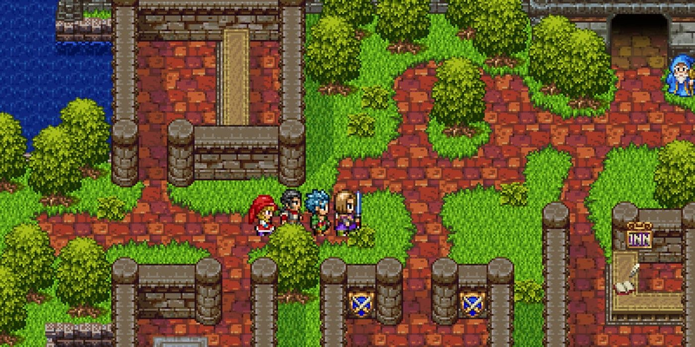 Retro mode from DQ11 with 16 bit art