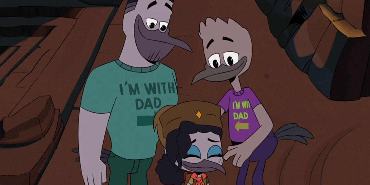 Duck Tales Violet Sabrewing and her fathers