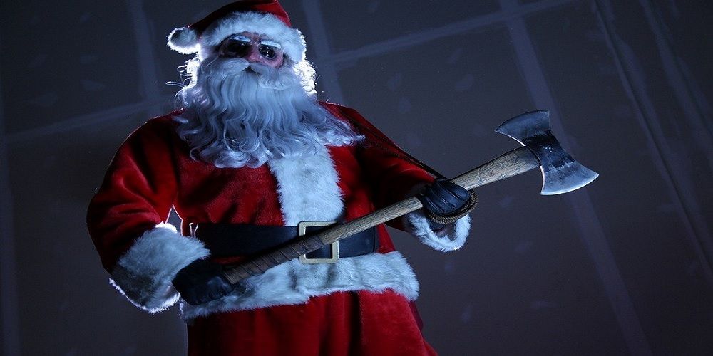 Santa as he appeared in Silent night