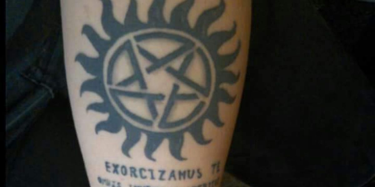 carry on antipossesion tattoo supernatural cute caption