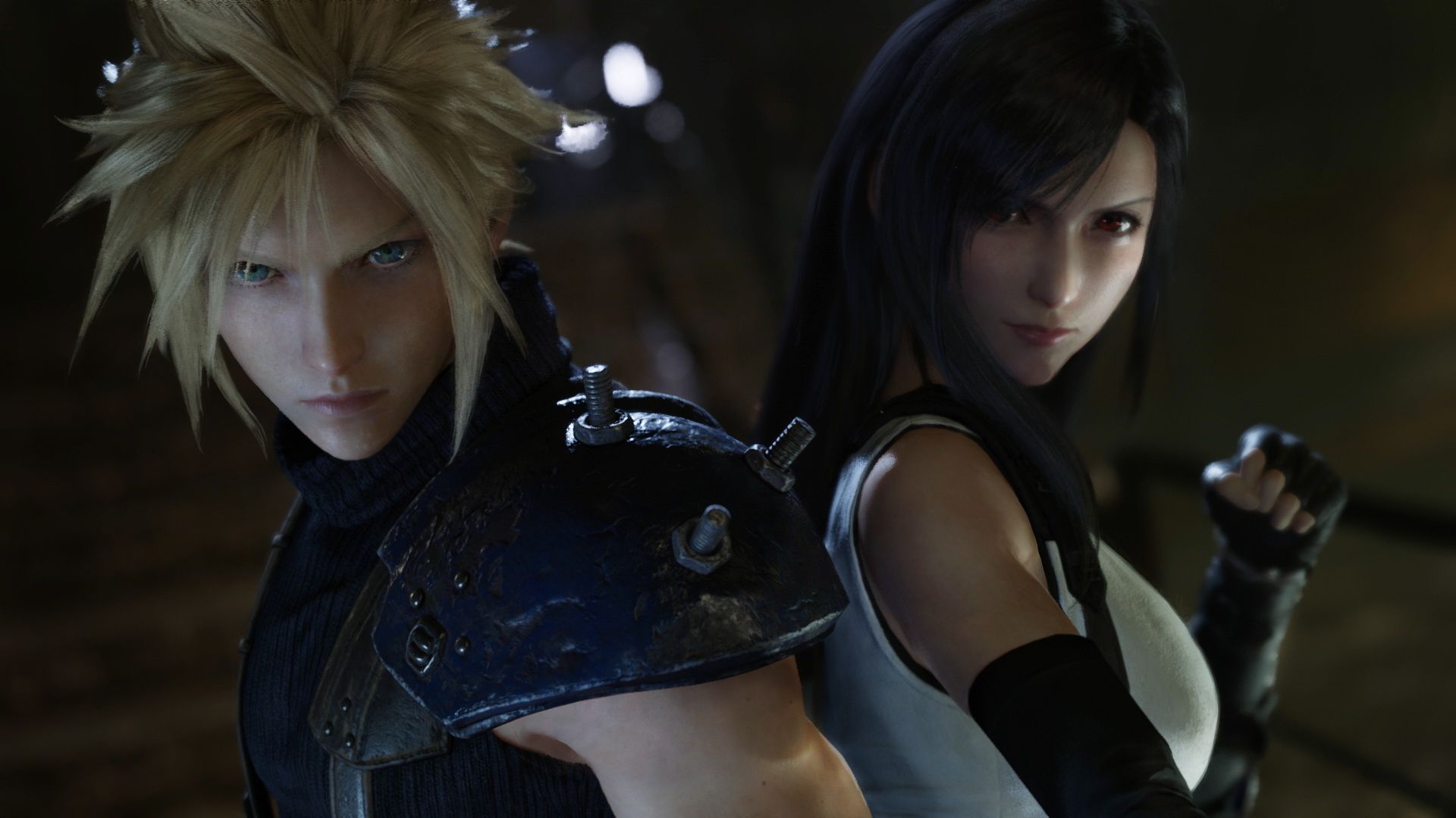 F‌inal Fantasy VII Remake Cloud and Tifa