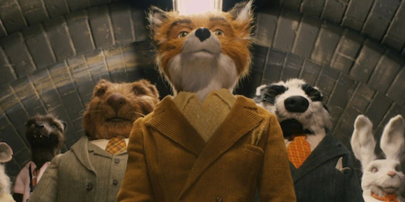 The animals walking through the sewer in Fantastic Mr Fox