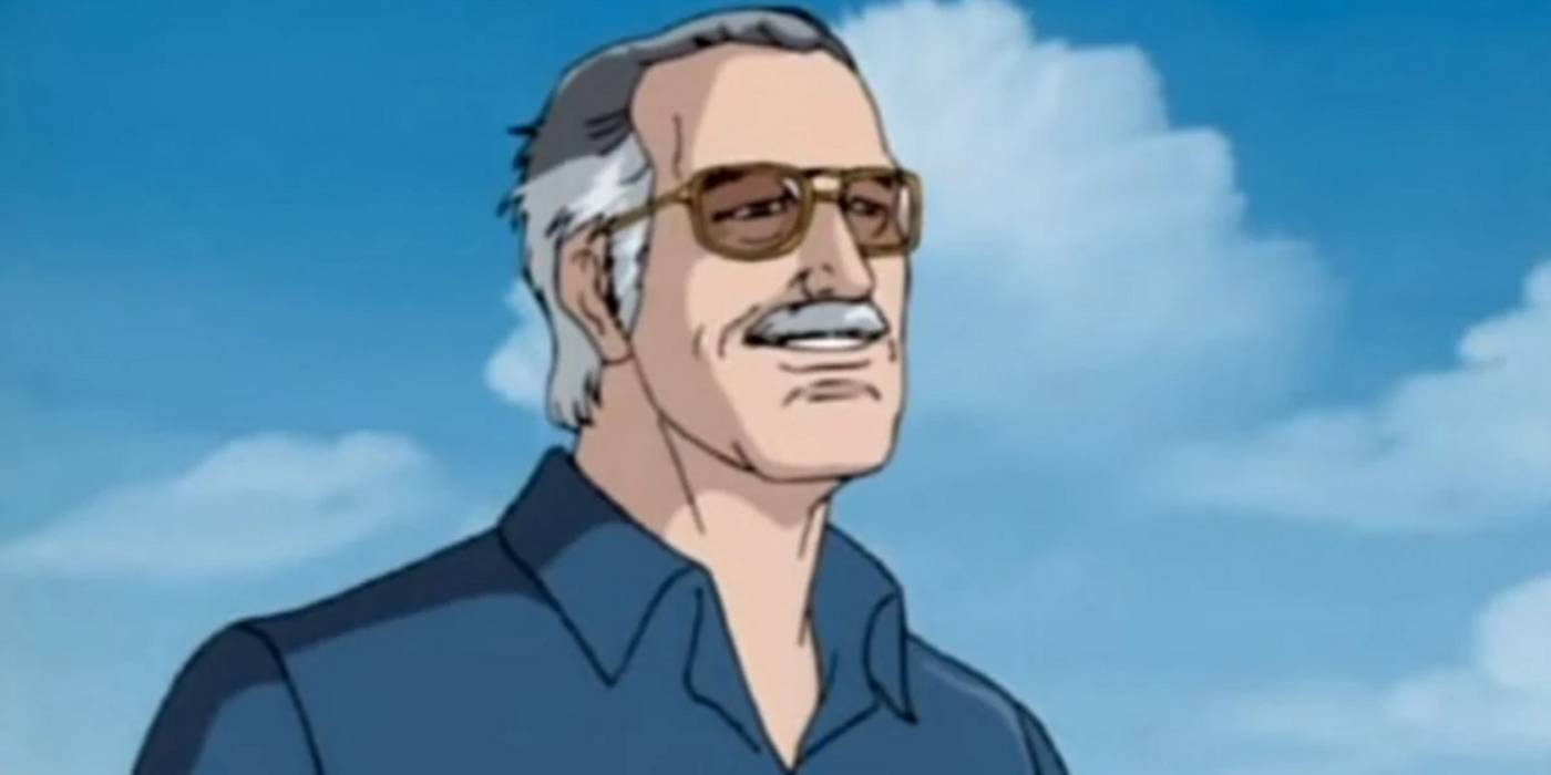 Stan Lee in Farewell Spider-Man the animated series