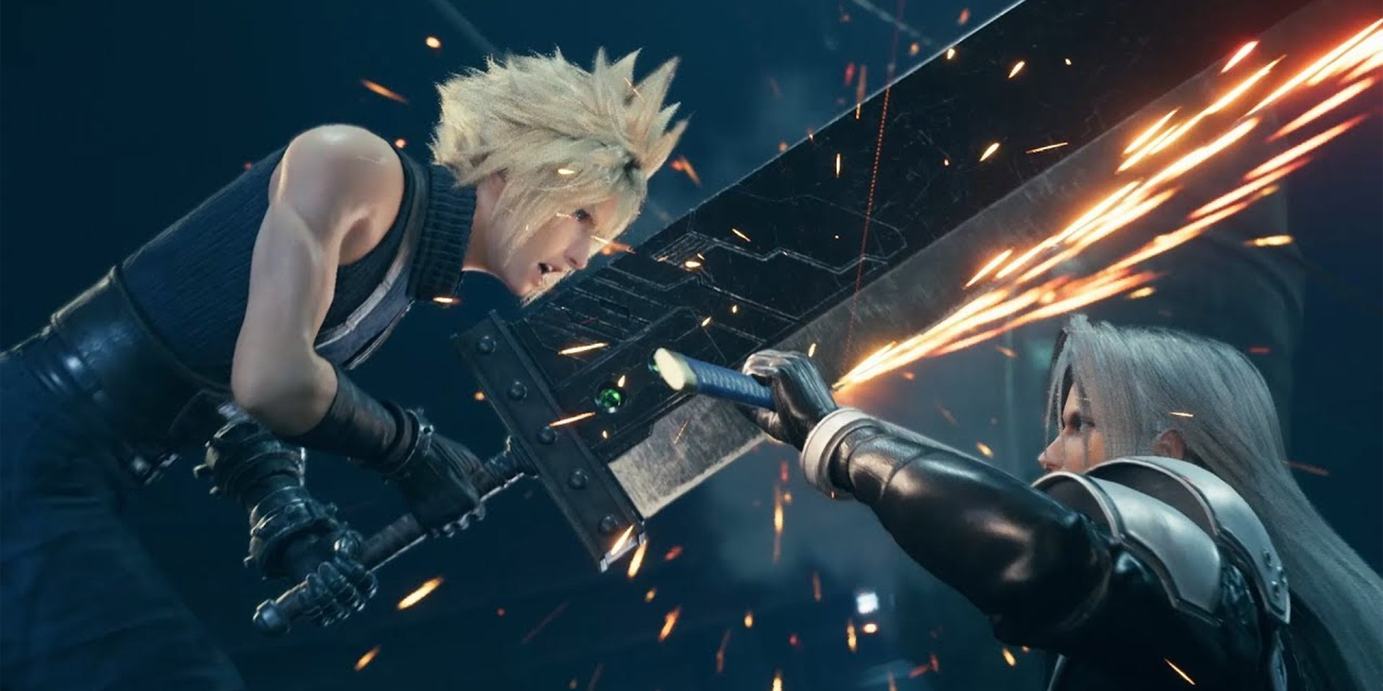 Final Fantasy 7 Remake Sephiroth and Cloud