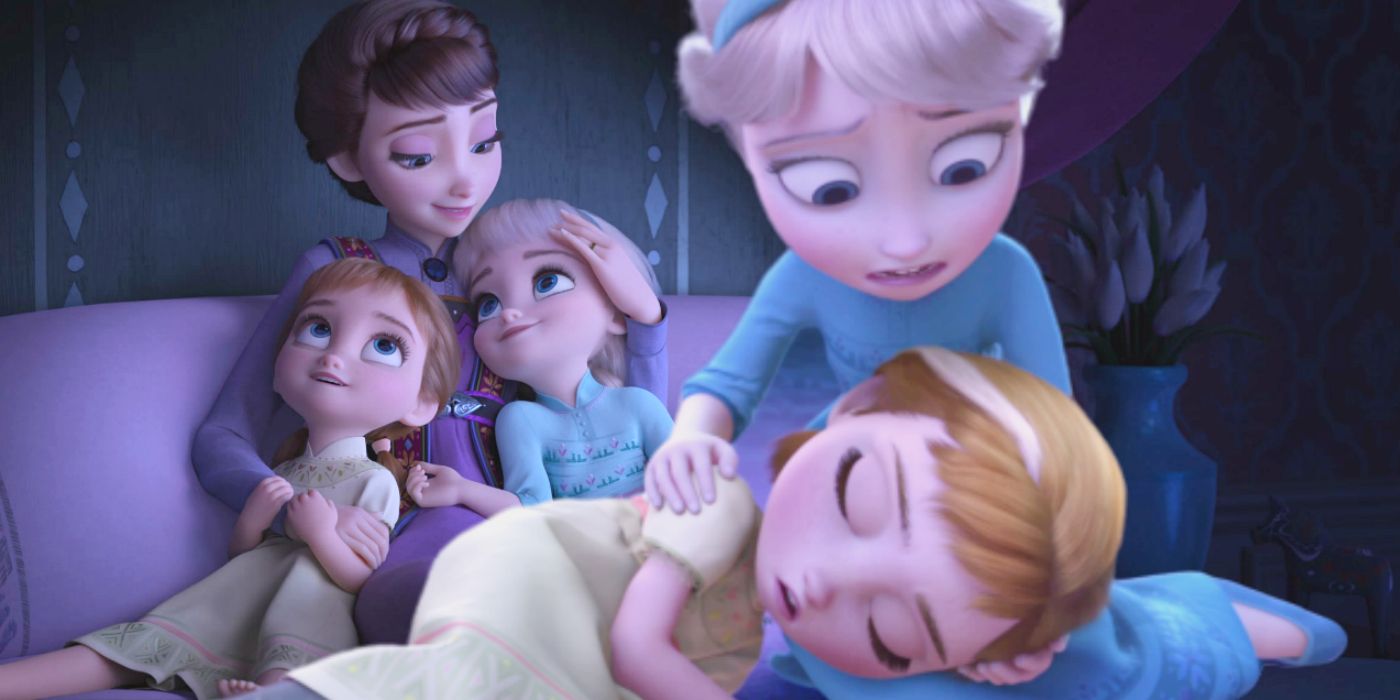 Frozen 2 Anna Elsa Parents Flashback