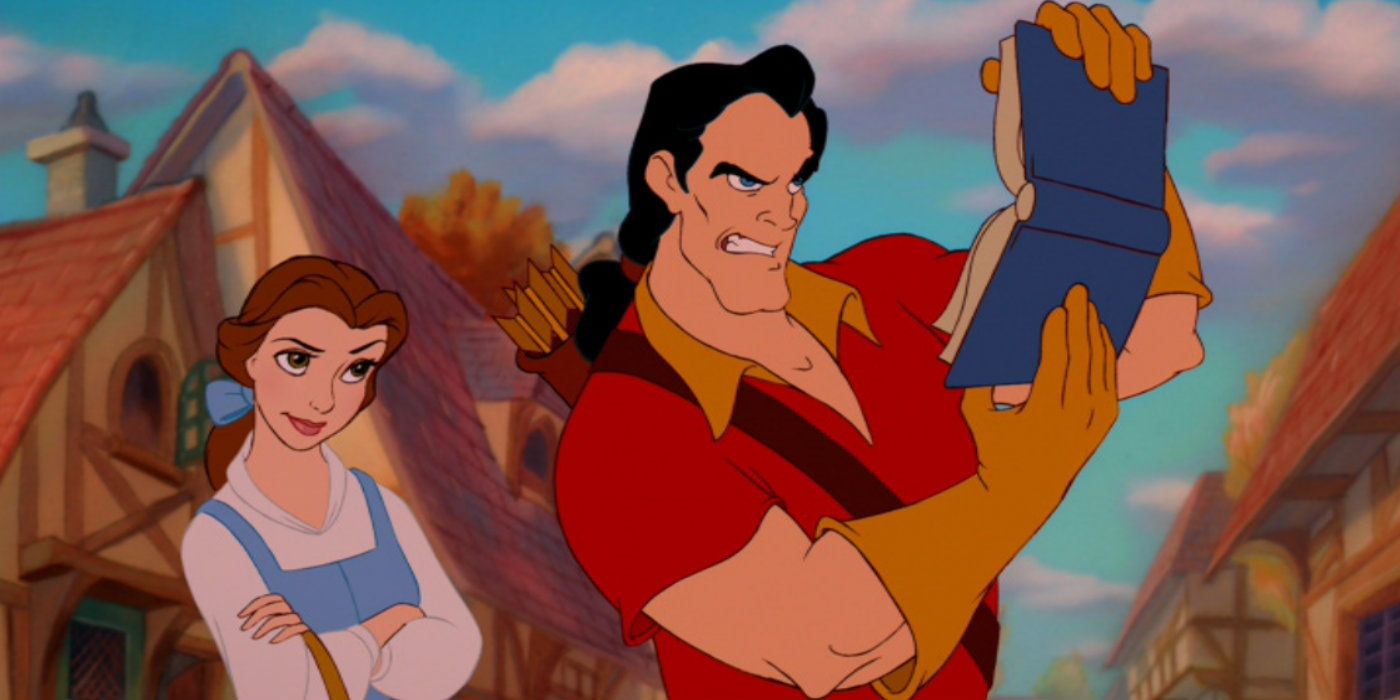 Gaston with Belle