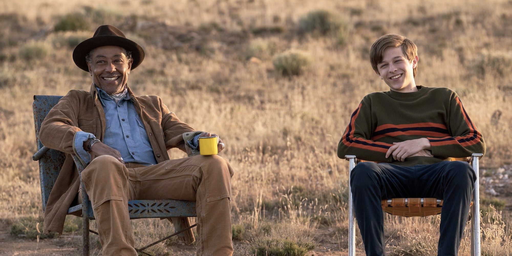 Giancarlo Esposito and Graham Verchere in Stargirl
