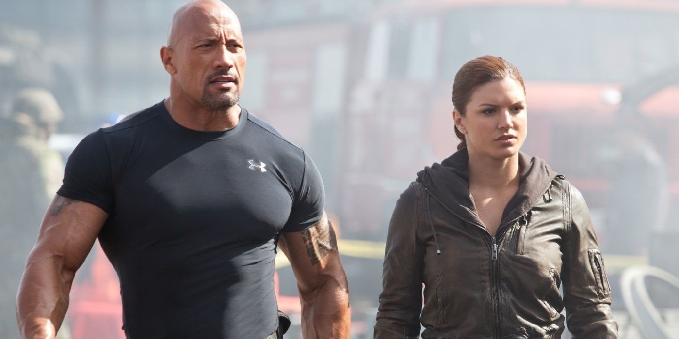 Hobbs and Riley walk together in Fast & Furious 6