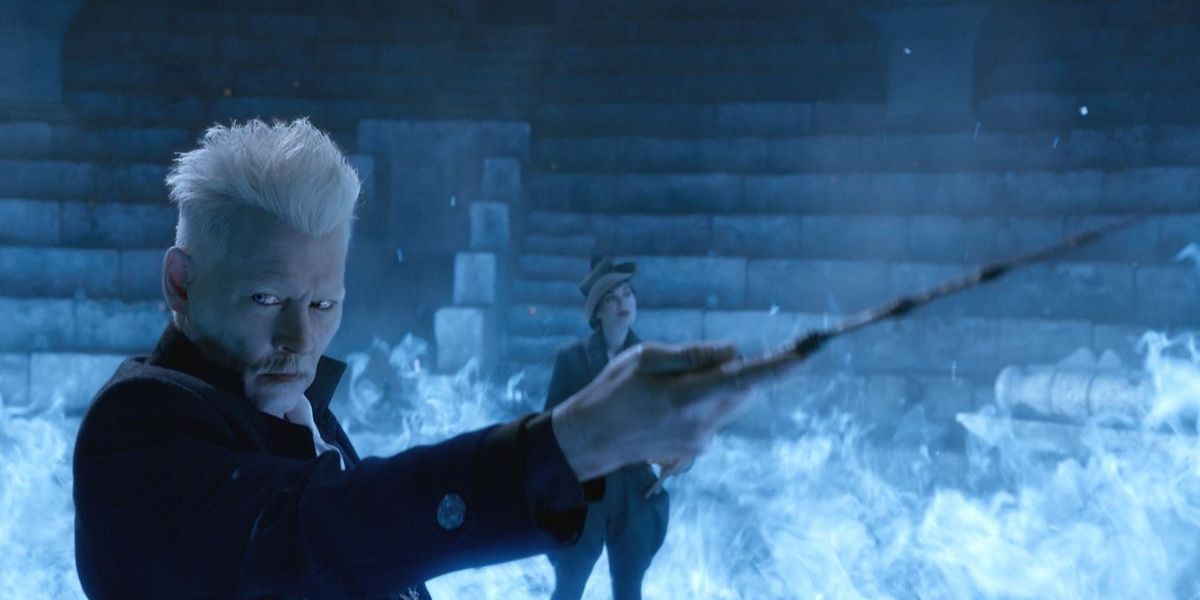 Grindelwald With Wand