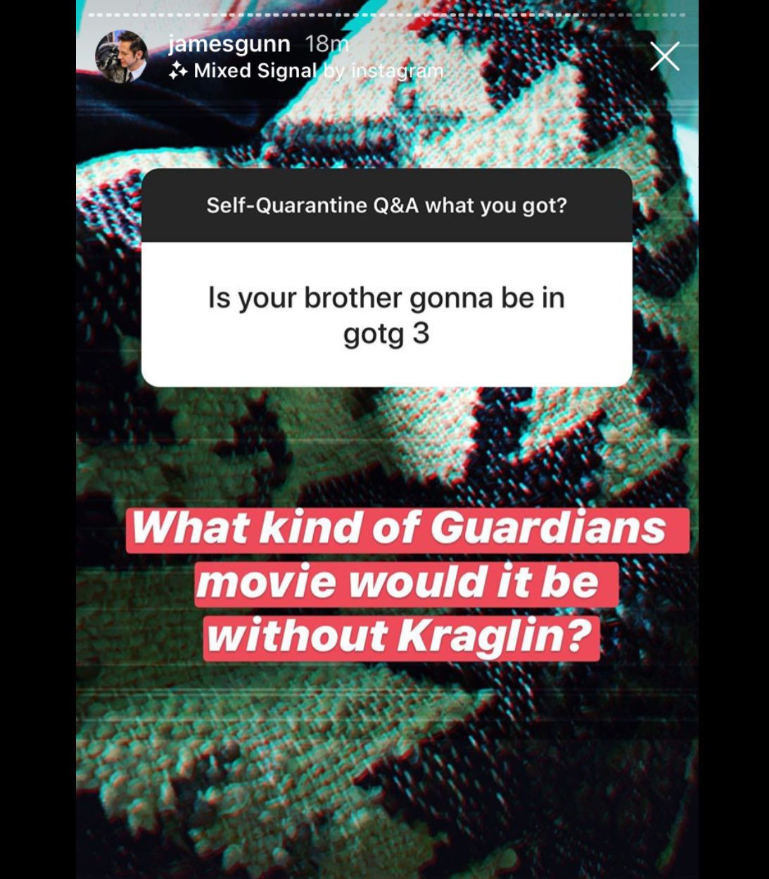 Guardians of the Galaxy 3: Kraglin's Return Confirmed By James Gunn