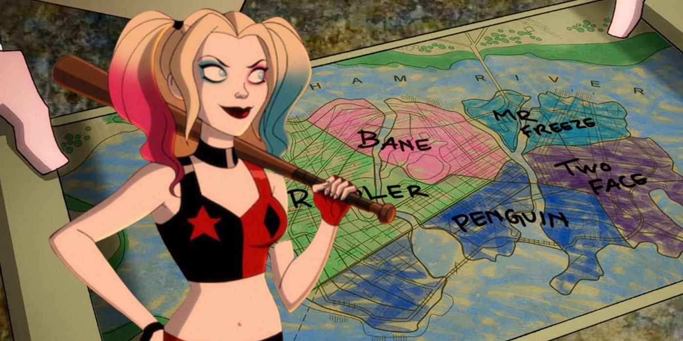 Harley Quinn New Gotham Map