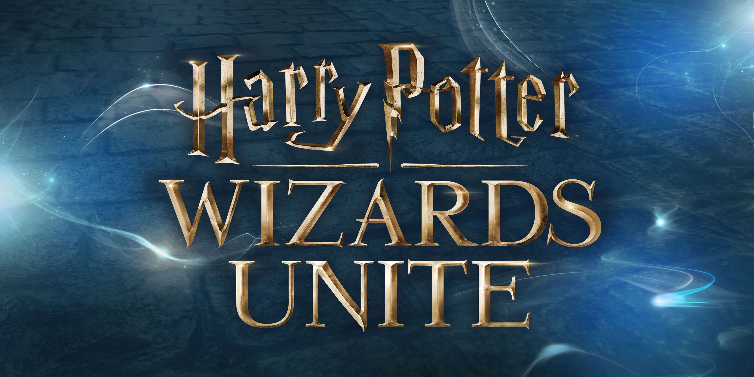 Logo for the game Harry Potter: Wizards Unite.