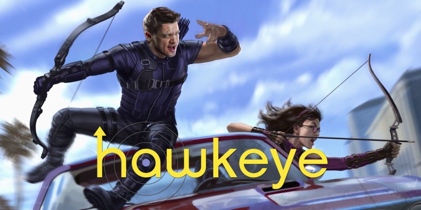 Hawkeye TV show log and concept art