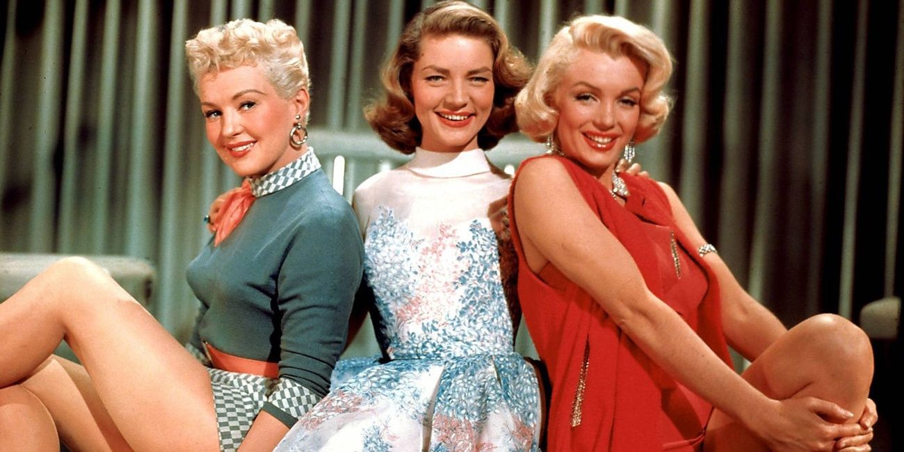 Betty Grable, Lauren Bacall, and Marilyn Monroe in How To Marry A Millionaire