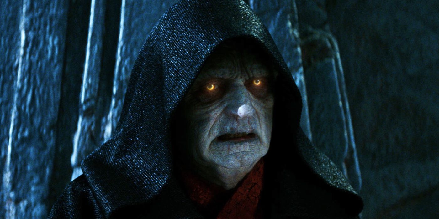 Ian McDiarmid como Imperador Palpatine em Star Wars A Ascensão Skywalker