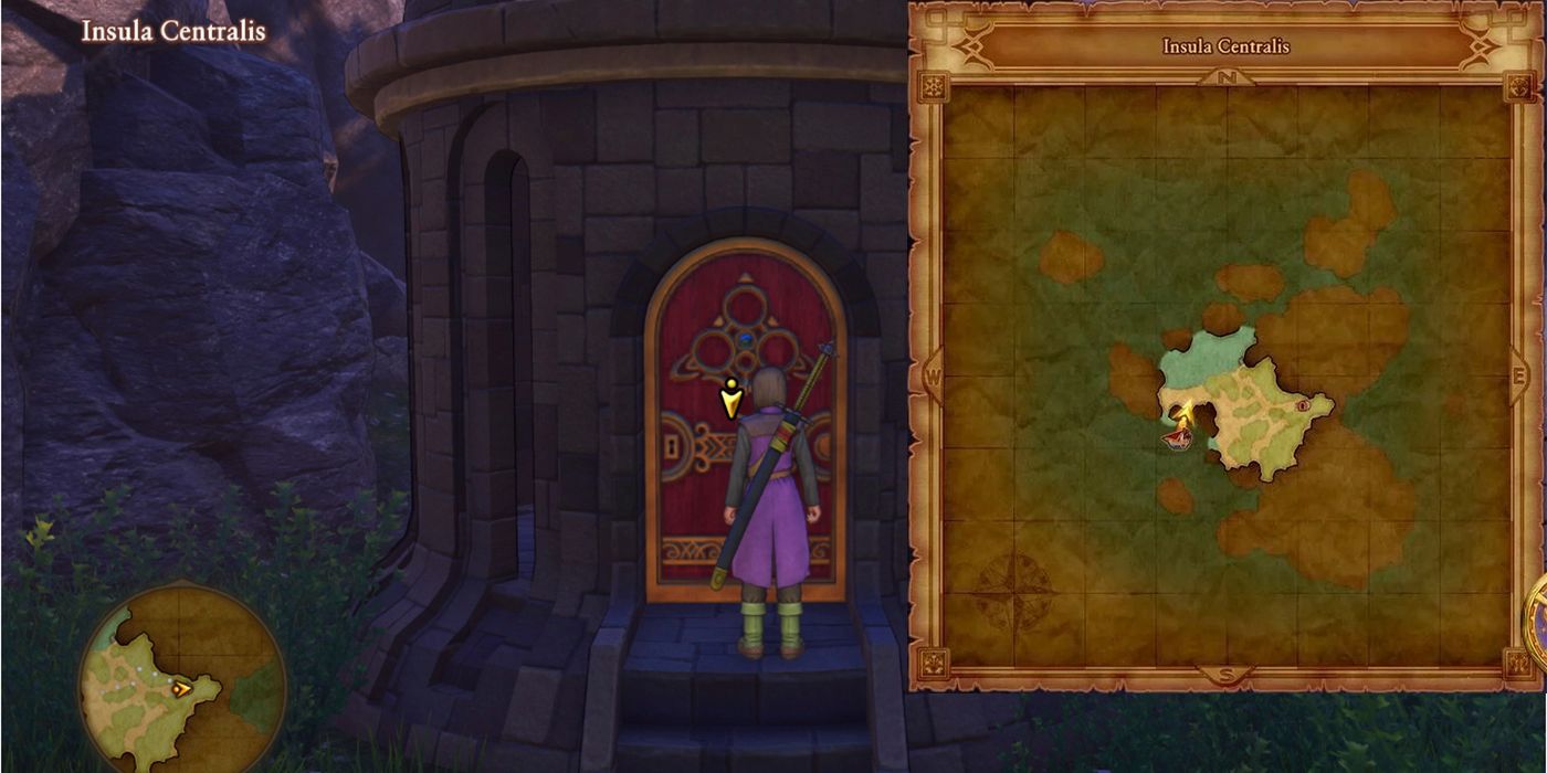 Insula Centralis Red Door Dragon Quest