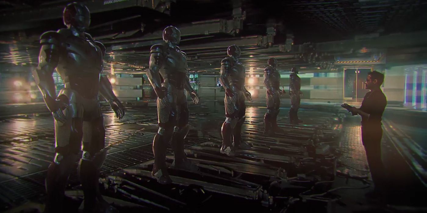 Iron Legion Avengers Infinity War concept art